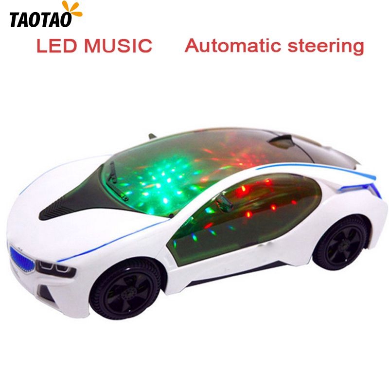 3D LED Flashing Light Car Toys Music Sound Electric Kids Toy [T.Tao