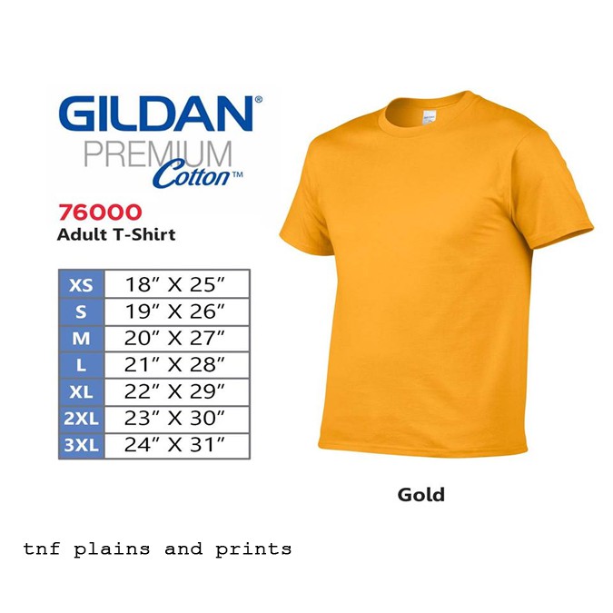 gildan premium cotton