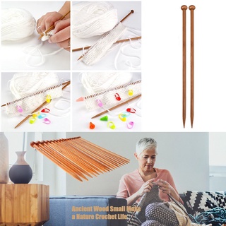 Duwen 7size (2.0mm~5.0mm) Knitted Sweater Stick Bamboo Needle Sweater Needle Knitting Scarf Hat Tool #6