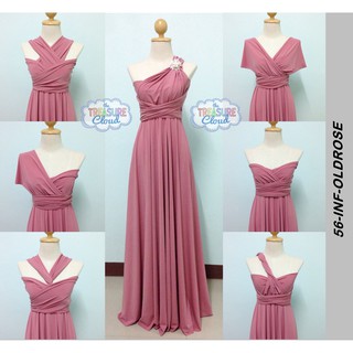 old rose pink dress