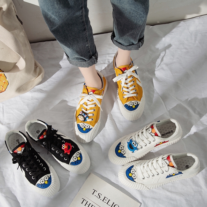 ladies white canvas trainers