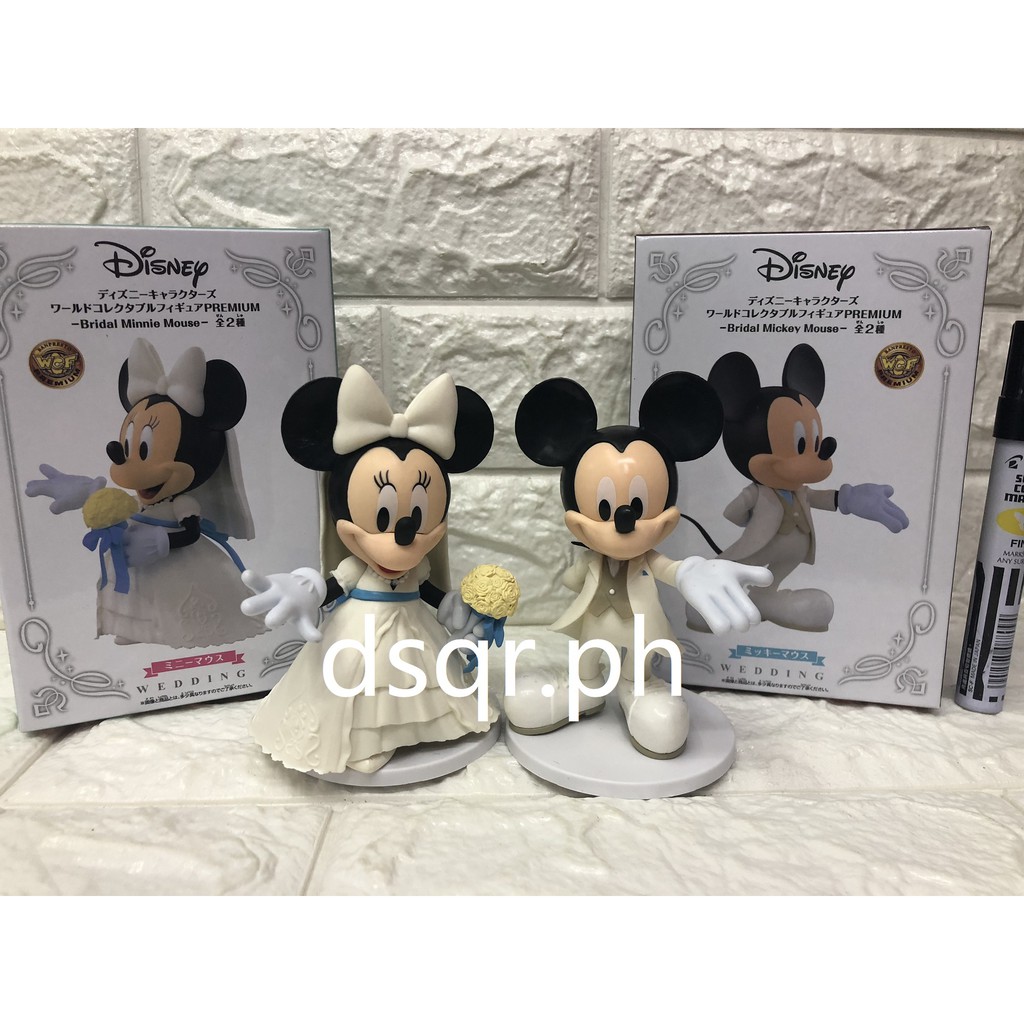 mickey and minnie mouse 2019 wedding soft toy set