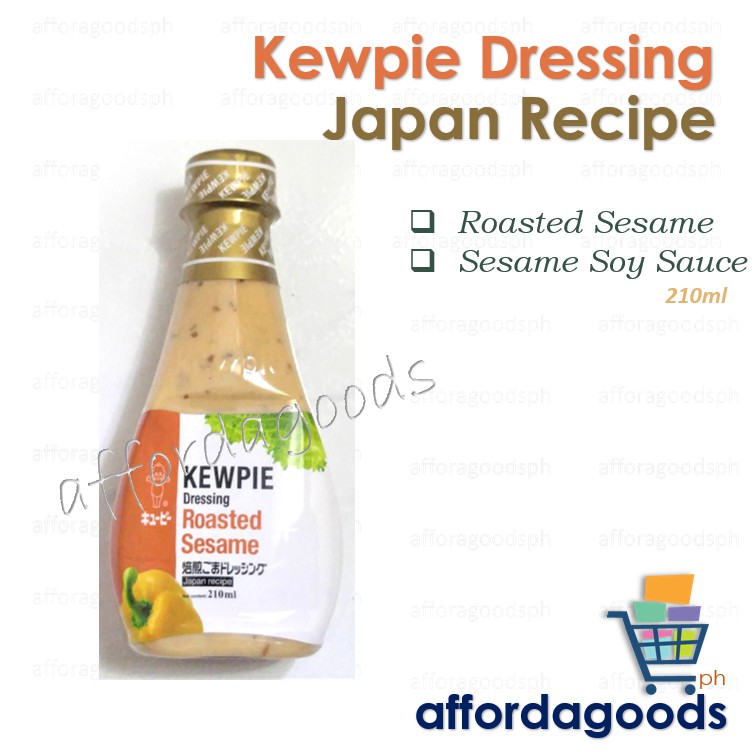 Kewpie Japanese Dressing 210ml (Roasted Sesame / Sesame Soy Sauce) Shopee Philippines