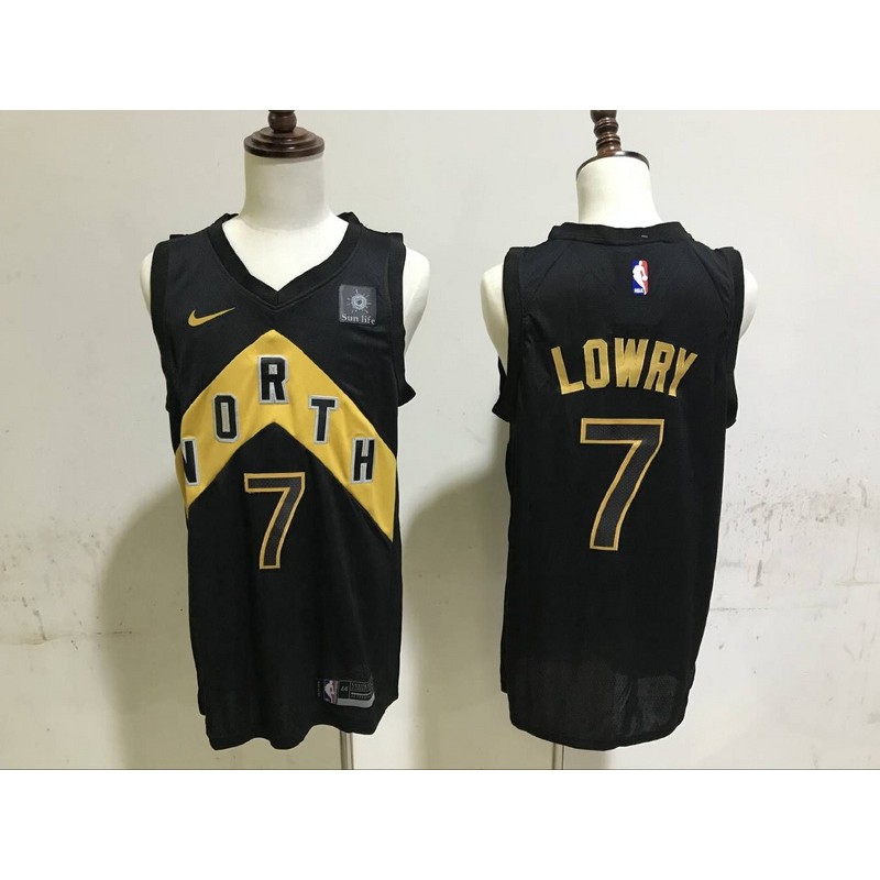 raptors gold and black jersey