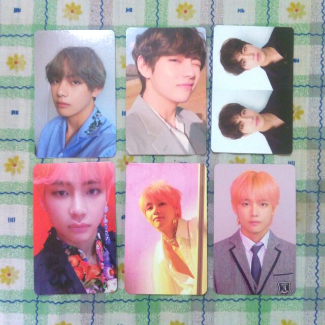 Bts Love Yourself Taehyung Official Photocards Shopee Philippines