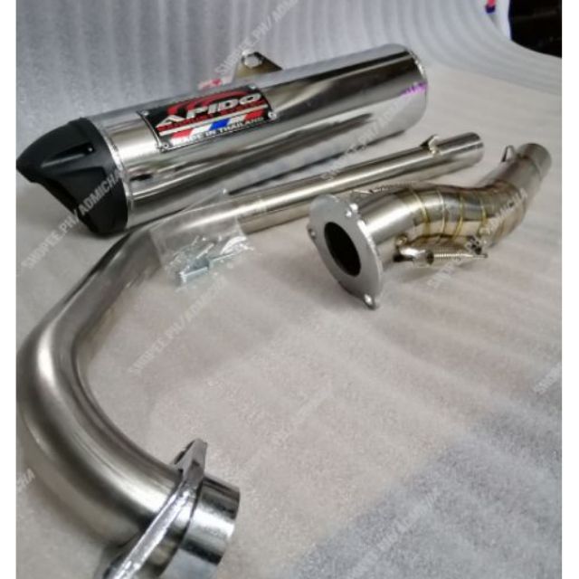 Apido Pipe V3 for Raider 150 (chrome) | Shopee Philippines