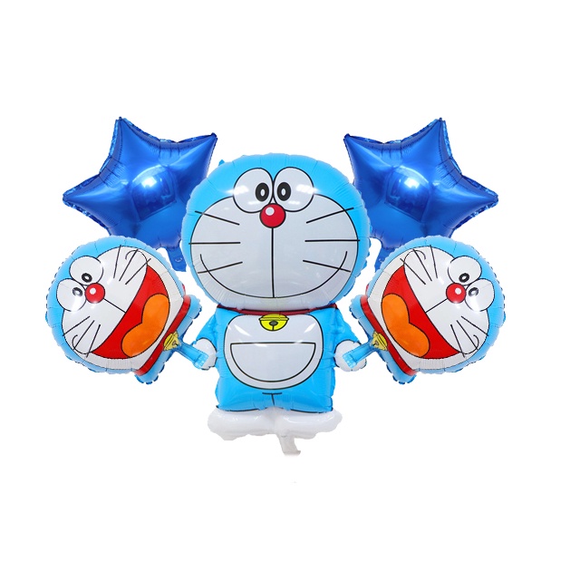 Standing Mechanical Doraemon Balloon Set Children's Birthday Decoration