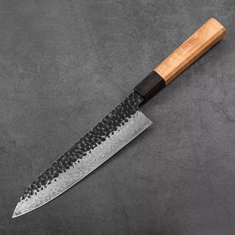 Handmade Japanese Style Chef Knife with Olivewood Shopee Philippines