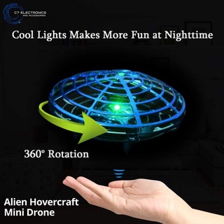 Alien Hovercraft Mini Drone Hand Control and Hand Anti-collision