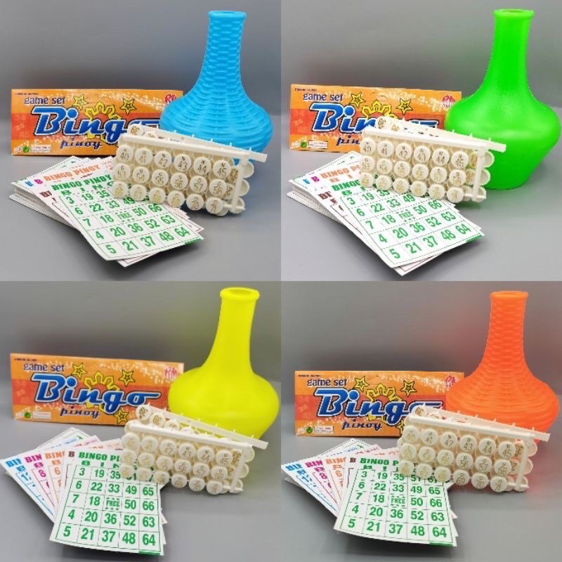 Bingo Pinoy Set with Cards Bingo Games Shopee Philippines