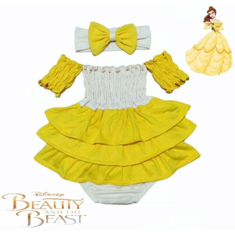 Beauty And The Beast Belle Dress Costume For Babies Shopee Philippines