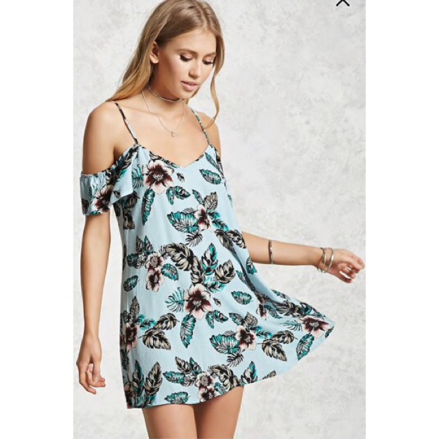 cold shoulder dress forever 21