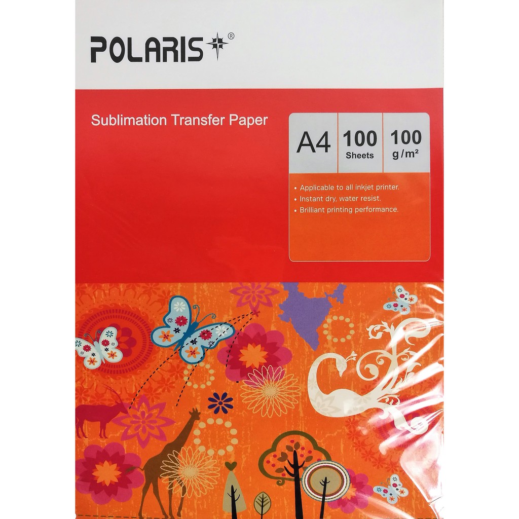 Polaris Sublimation Transfer paper A3 & A4 , 210mm x 1m, 8.5" x 100m