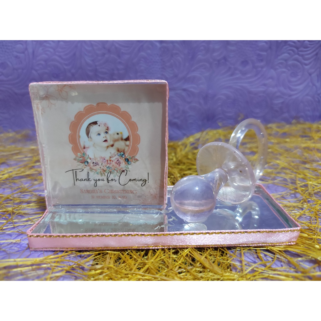 Giveaways/Souvenirs Souvenir for Christening free layout (PLEASE READ