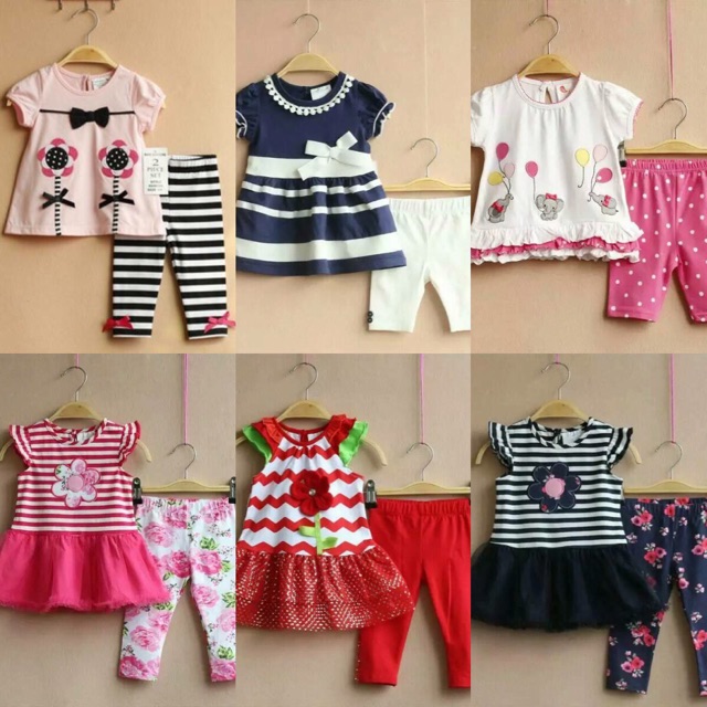 leggings and top set baby girl