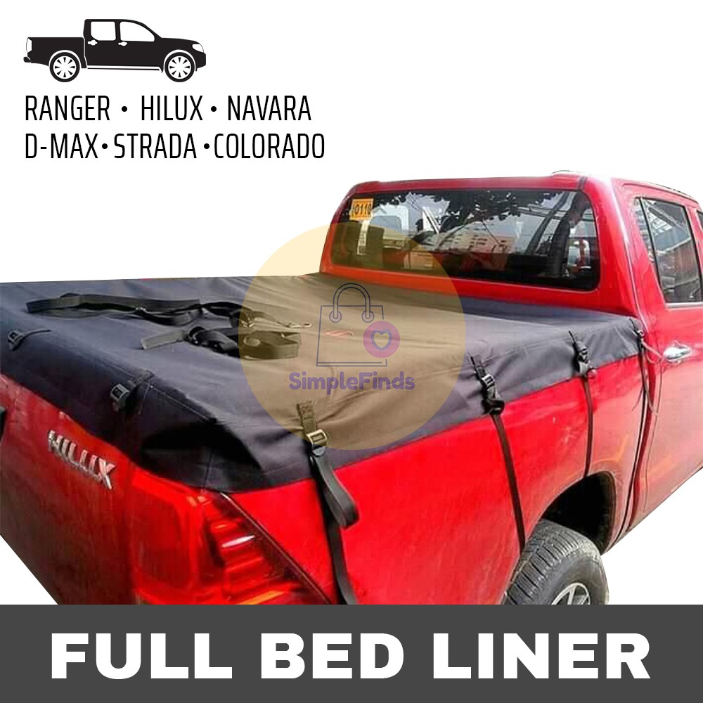 Pickup Truck Bed Liner Waterproof Full Cover Truck Trunk For Ranger Hilux Navara Dmax Strada Shopee Philippines