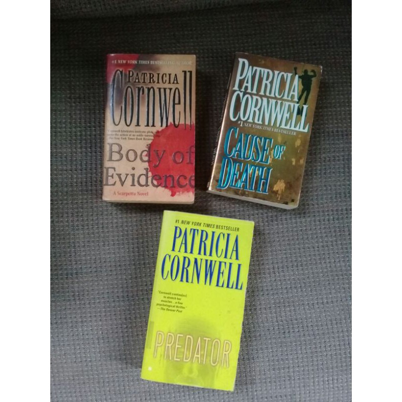 Preloved Books Author Patricia Cornwell Shopee Philippines