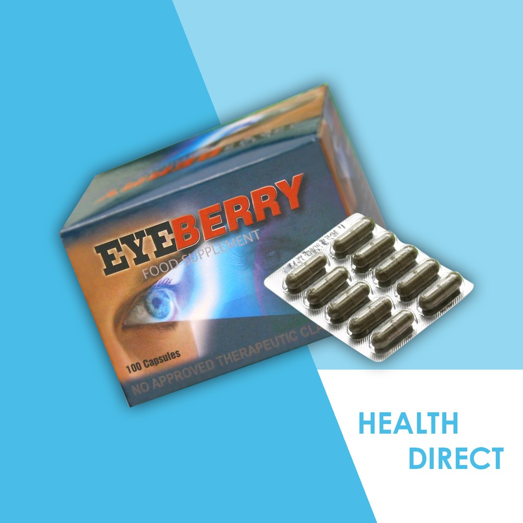 Eyeberry capsule Supplement for Good Eyesight 10CAPSULE Shopee