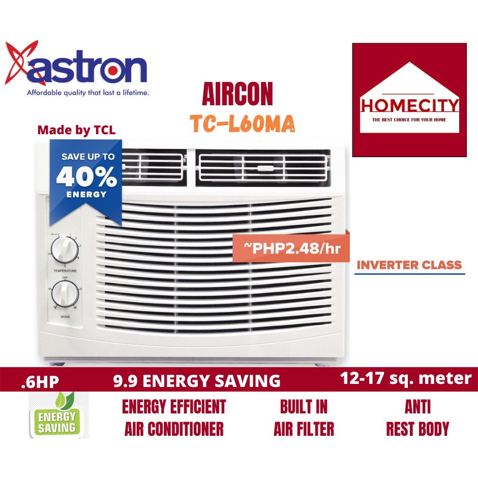 ASTRON AIRCON TCL60MA(MANUAL) Shopee Philippines