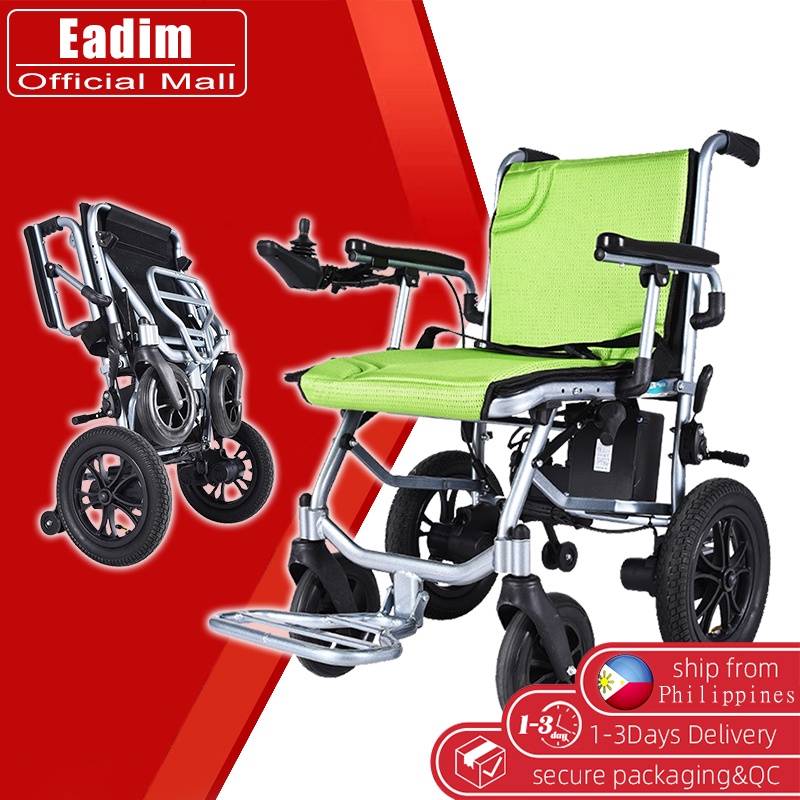 Electric Wheelchair Folding Medical Wheelchair Lithium Battery Disabled