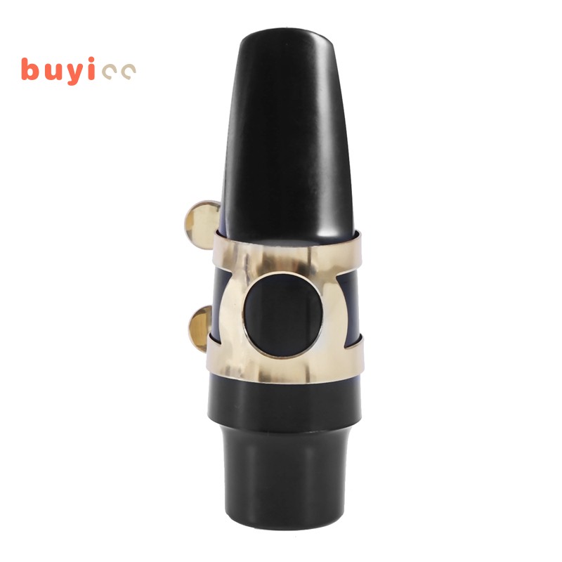 Tenor Sax Saxophone ABS Mouthpiece with Cap Metal Buckle Reed Pads Flute Head Reed Tooth Pads Musical Instruments 