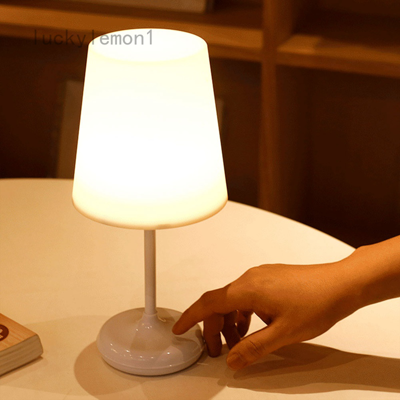 wooden bedside table lamp