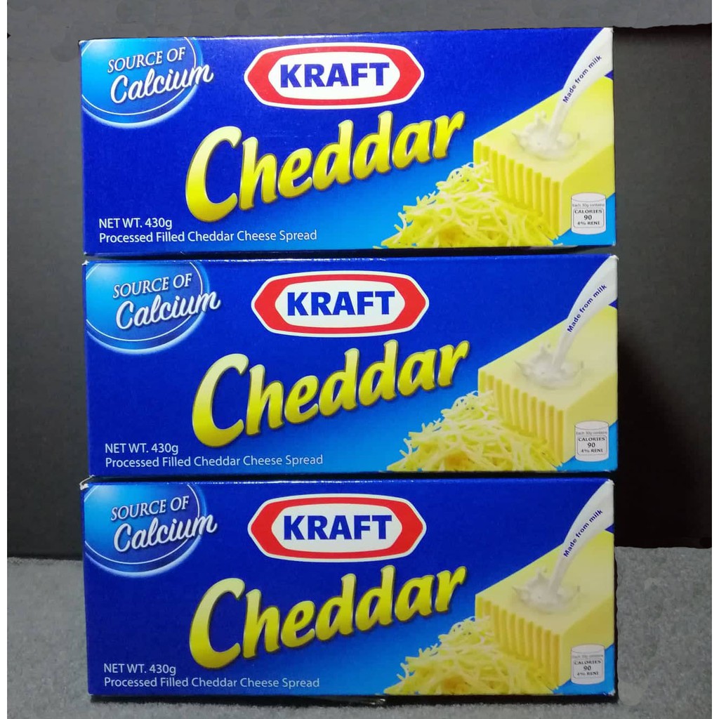 Kraft Cheddar Cheese 430g Shopee Philippines