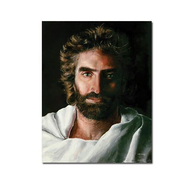 Painting God Jesus Christ Canvas Posters And Print Paintings Portrait Church Wall Art Decorative Frameless Cuadros