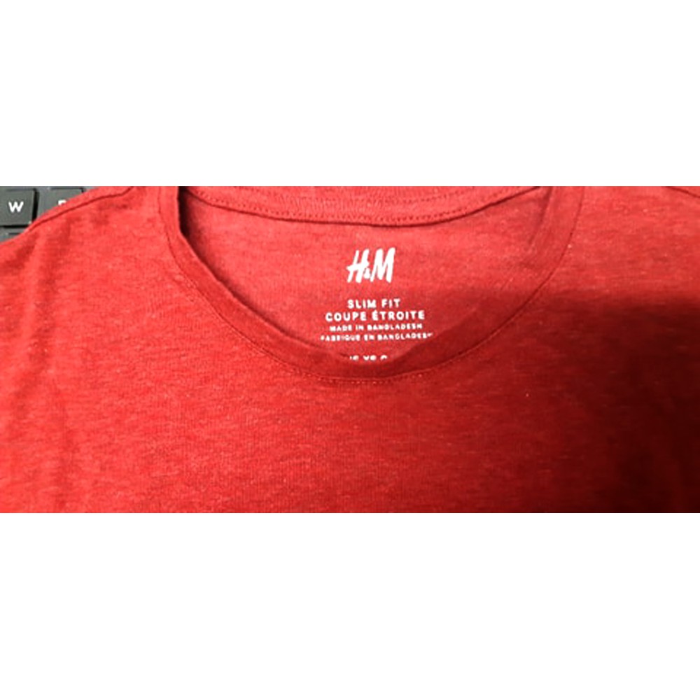 h&m slim fit coupe etroite t shirt