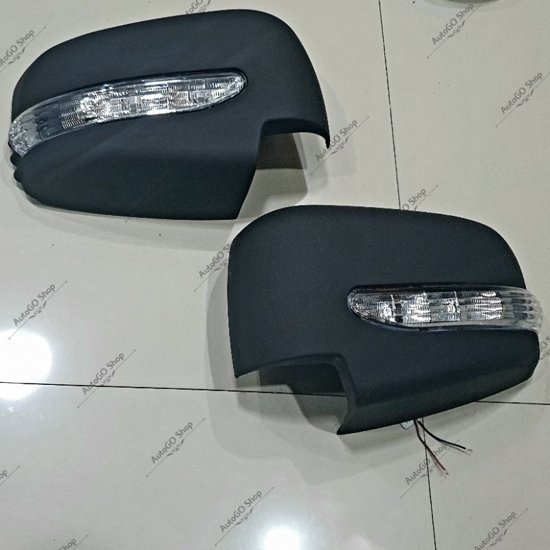 Mitsubishi Montero 20092011 GLX Side Mirror Cover with Led Lights (Flat Black) Shopee Philippines