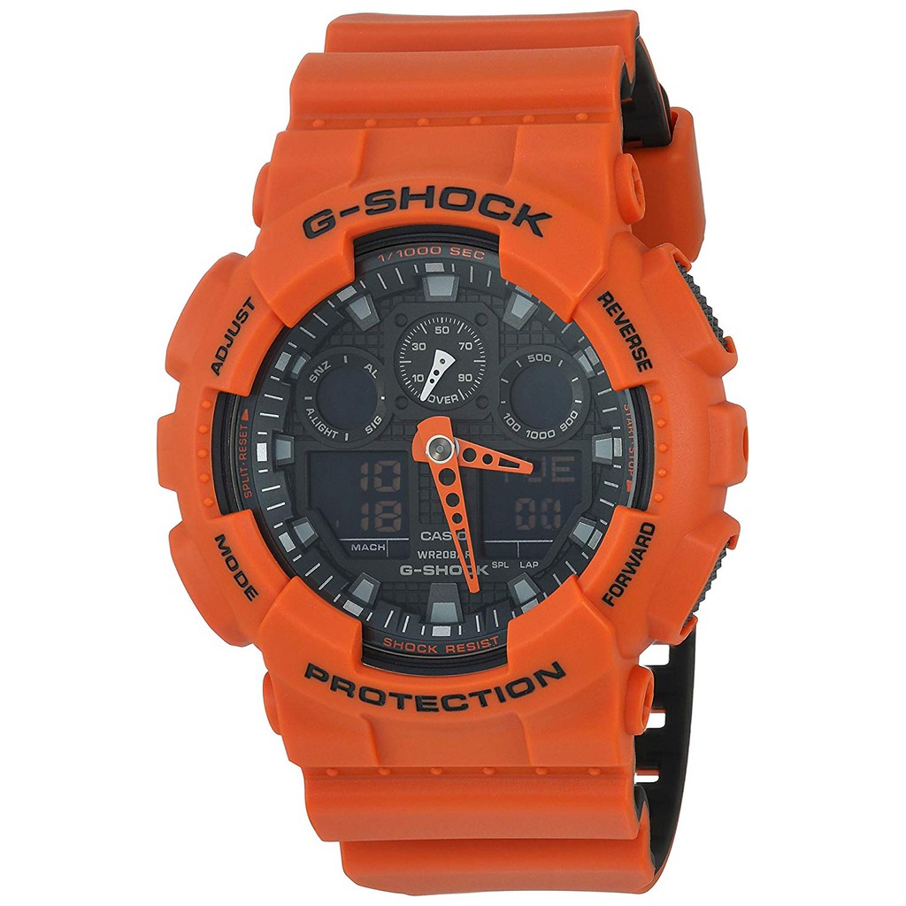 g shock orange black