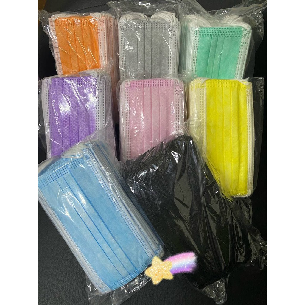 50pcs Disposable Surgical Face Mask 3ply mask Shopee Philippines