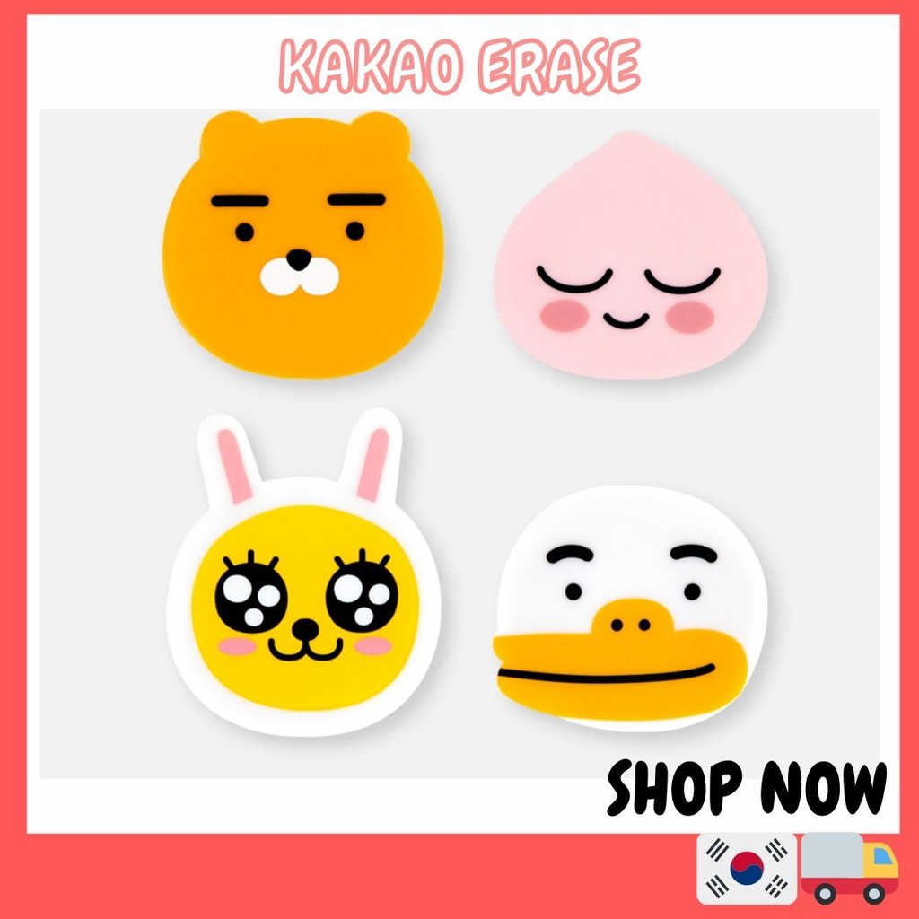 KaKao Friends] ✓ Eraser Apeach, Ryan, Muzy, Tube official, Ships from  Korea, School & Office Supplies | Shopee Philippines