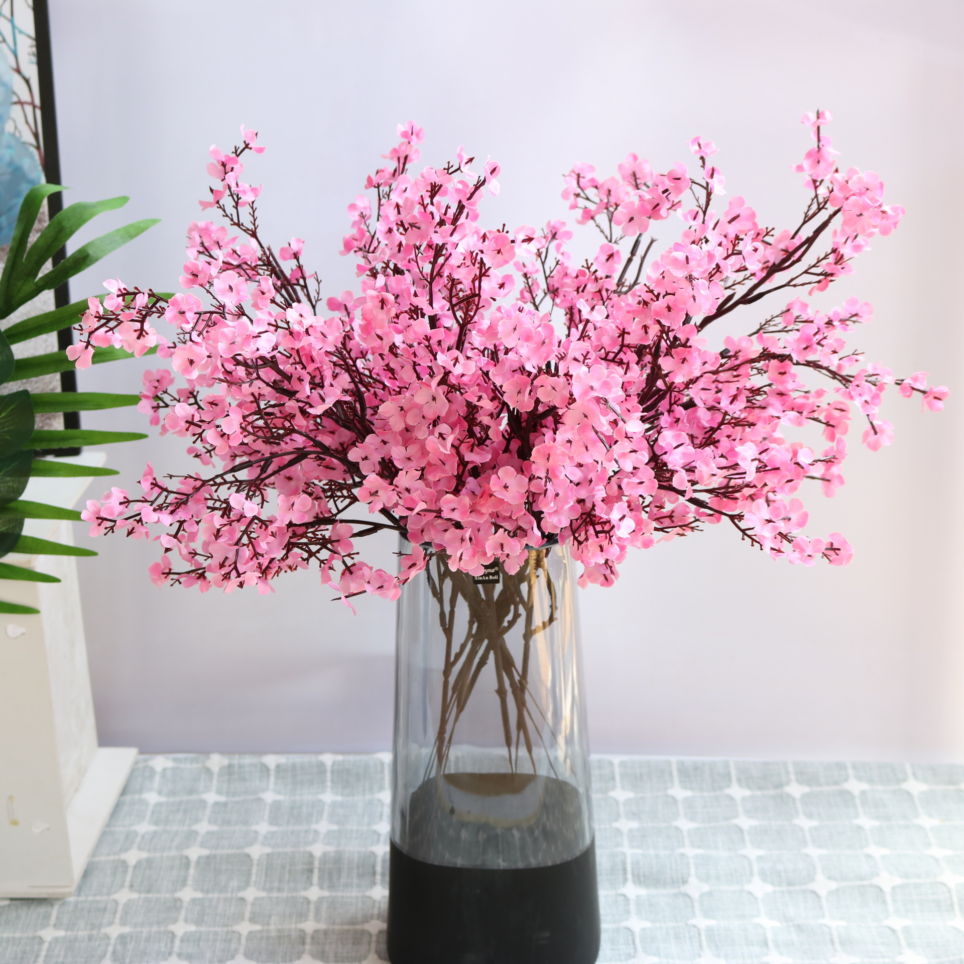 1 Bunch of gypsophila Artificial Flowers / High Quality Plants Bouquet/Real Touch Decorative Fake Flower Holding Bouquet / For Office, Hotel, Home Wedding Christmas Festival Party DIY Indoor Home Decoration