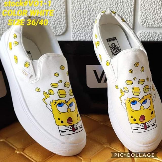 vans spongebob shoes