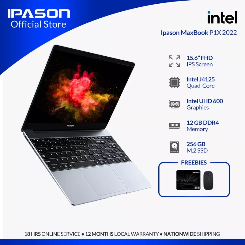 Ipason MaxBook P1X 15.6" Business Laptop Intel J4125 Processor, P2X 14. ...