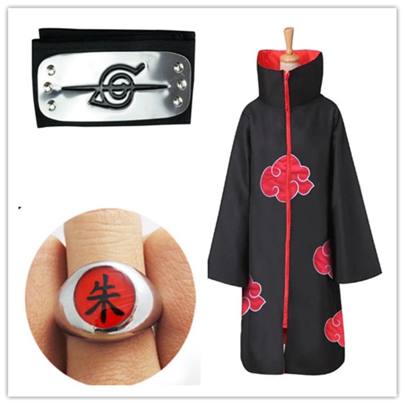 Naruto Costume Akatsuki Cloak Cosplay Sasuke Uchiha Cape Cosplay Itachi Clothing Cosplay Costume S Xxl Shopee Philippines