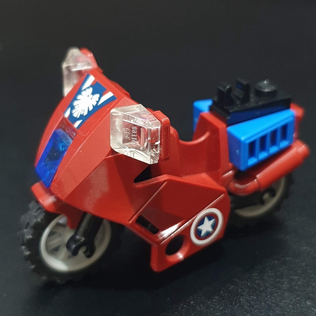 lego avengers captain america bike