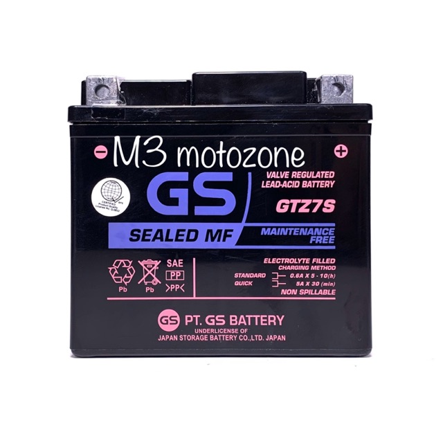 GS GTZ7S Sealed MF Battery Raider 150 Shopee Philippines