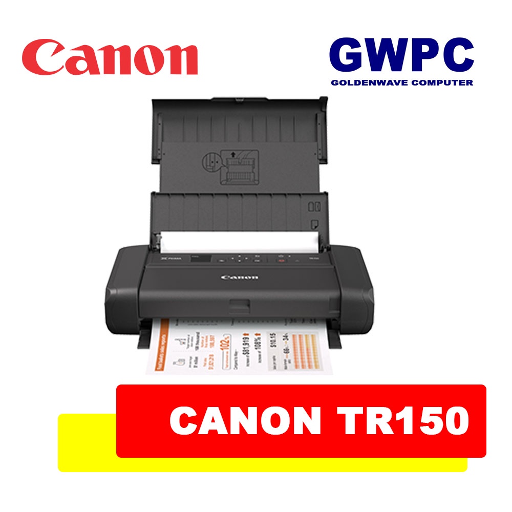 canon pixma tr150 wireless portable printer