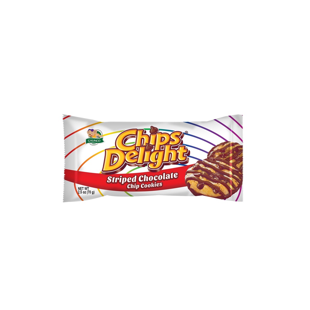 Chips Delight Striped Chocolate 70g Shopee Philippines