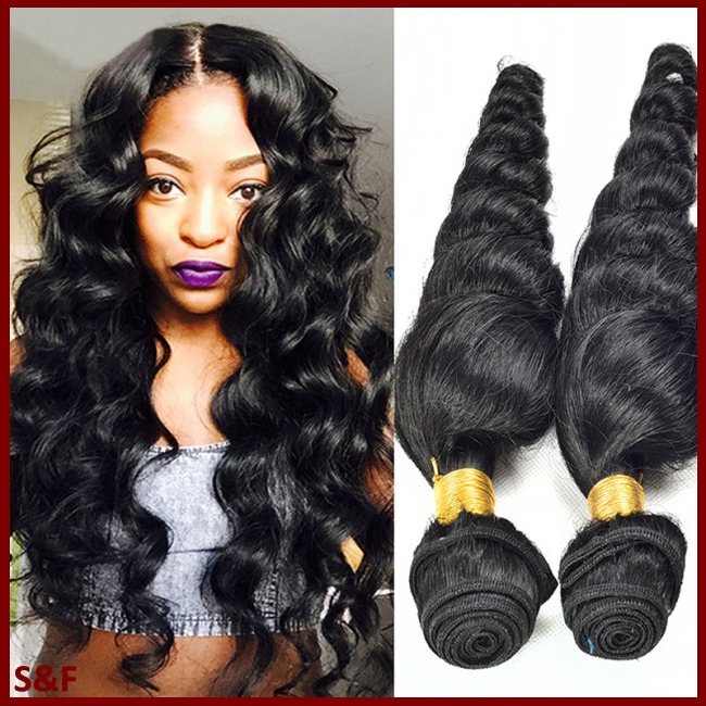 Loose Wave Human Hair Weaves Kinky Curly Hair Real Natural