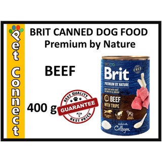 ✚Brit Premium by Nature Canned Dog Food BEEF 400g