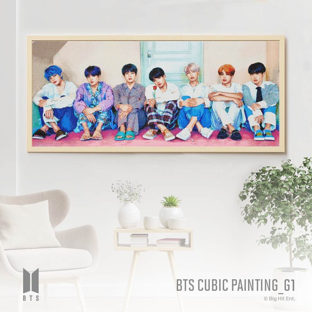 ILOVEPAINTING BTS Official Merchandise Cubic Painting_Jin Ver.4 Photo Card 