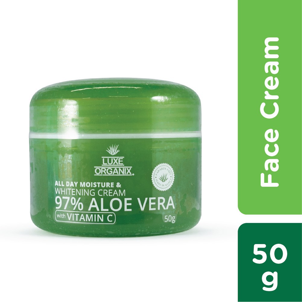 Luxe Organix 97 Aloe Vera All Day Moisture and Whitening Cream with