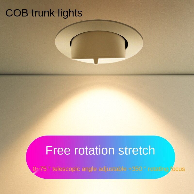 Led Elephant Trunk Lamp Commercial Embedded Ceiling Lamp Corner