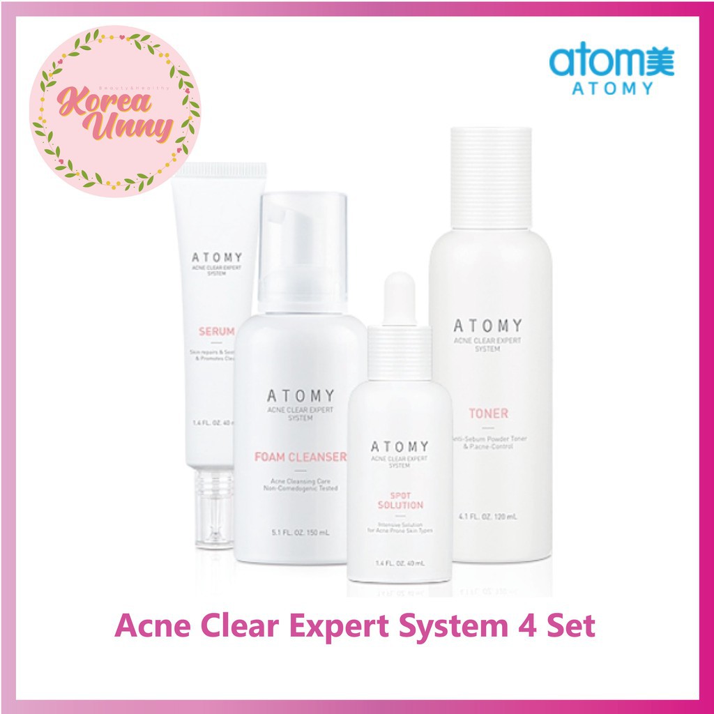 Atomy Acne Clear Expert System 4 Set | Shopee Philippines
