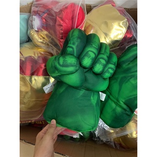 2PC Kid avenger Endgam Incredibl Superhero Figure Spider ma/Hulks toys boxing Gloves boy Halloween gift Hulk Gloves #3