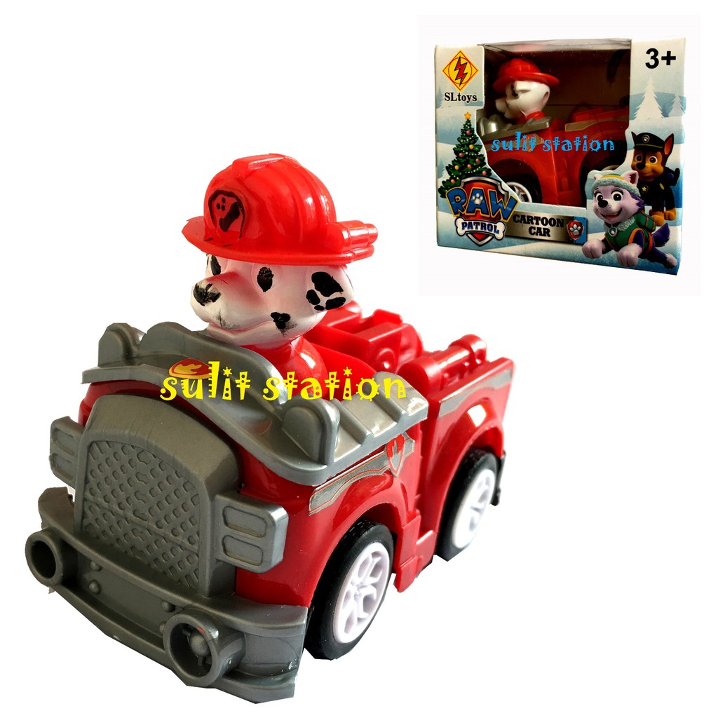paw patrol red car