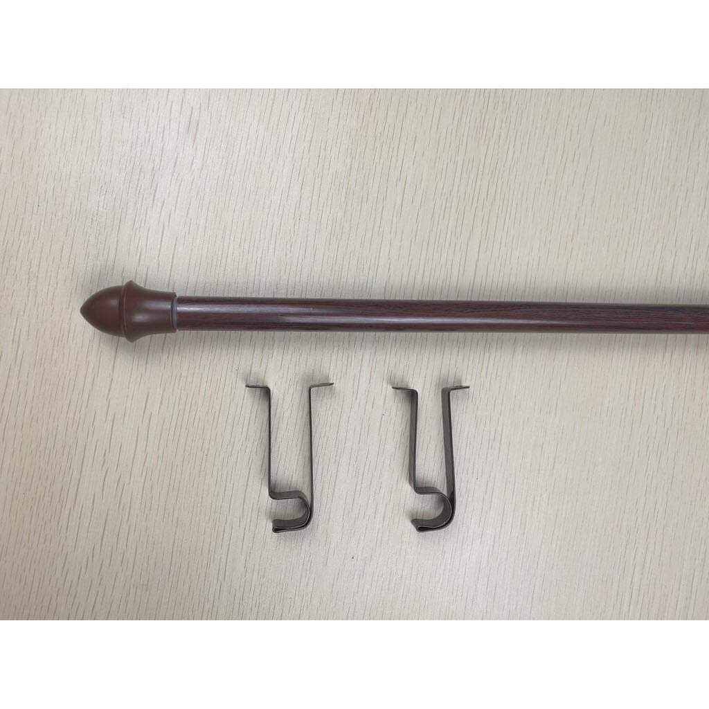 Extendable Curtain Rod Wooden Designthin Shopee Philippines